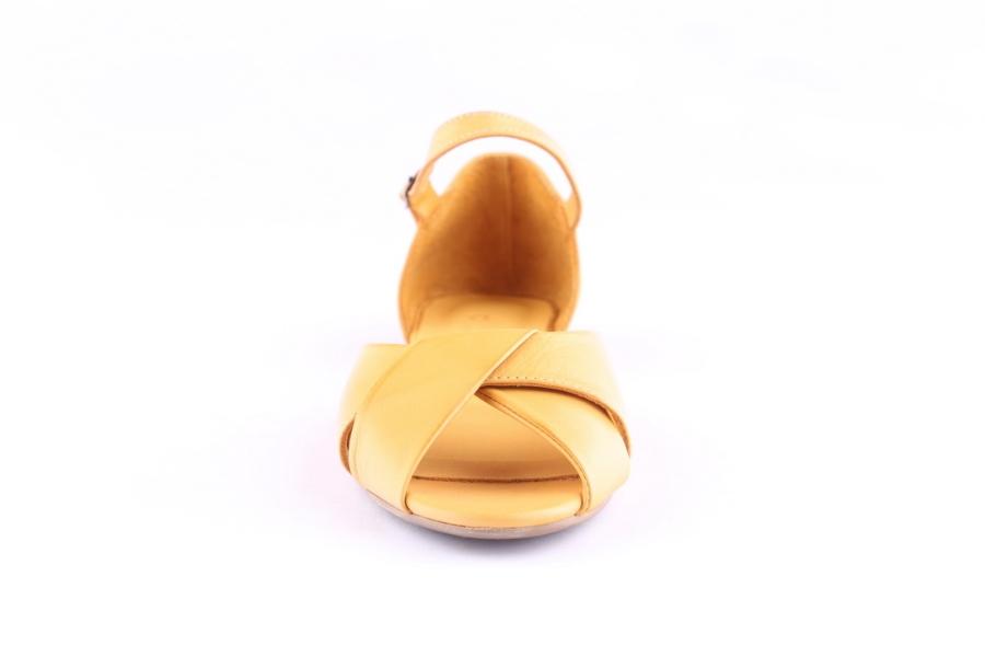 D.moro Shoes Women Leather Sandals For Summer: 1570 Yellow (Wholesale)