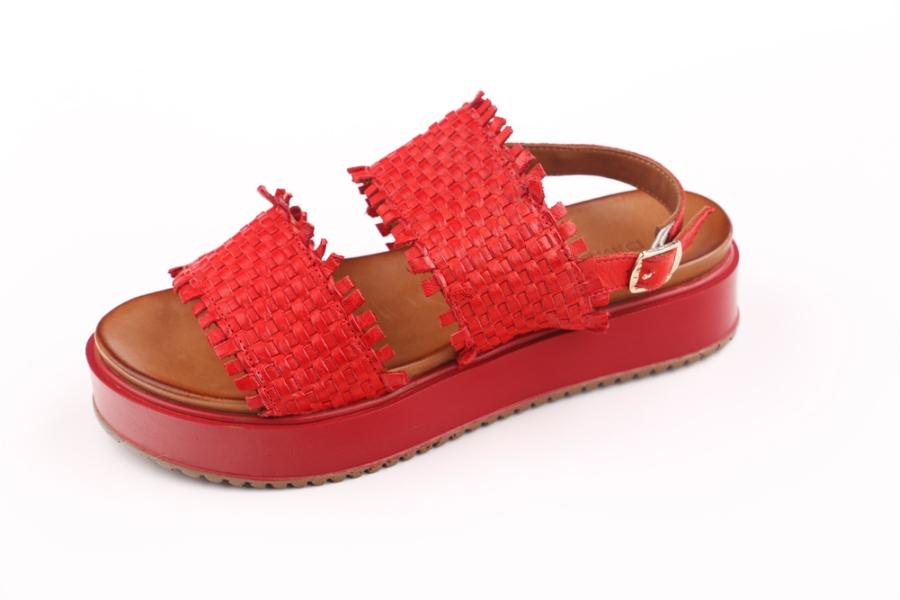 d.moro shoes Women Leather Sandals for summer: 201 Red Leather (Wholesale)