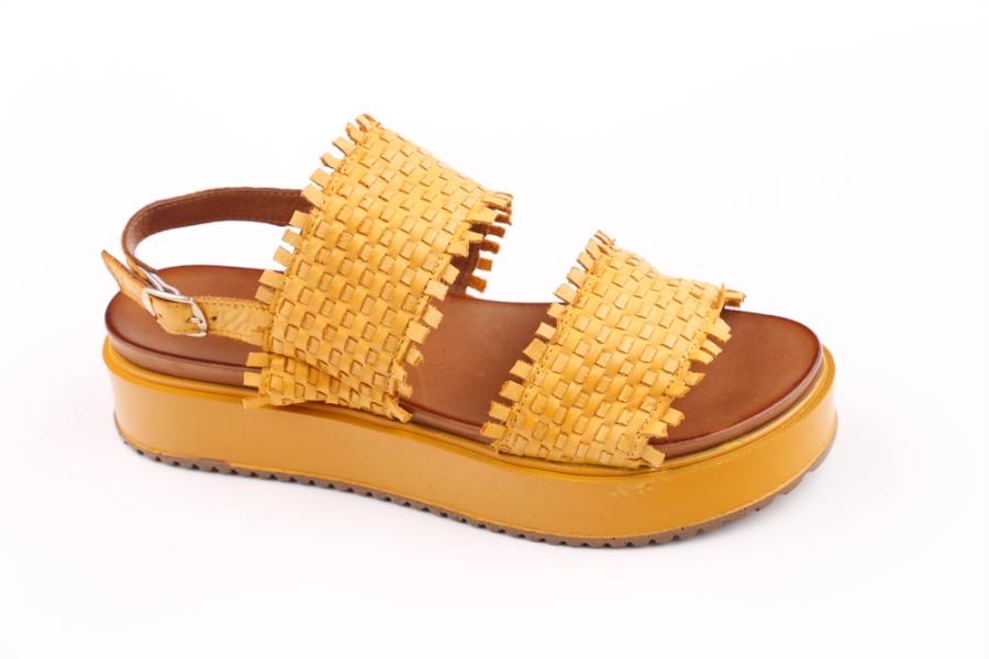 d.moro shoes Women Leather Sandals for summer: 201 Yellow Leather (Wholesale)