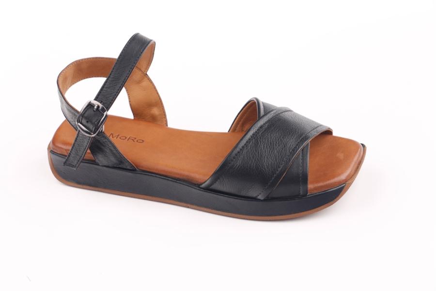 d.moro shoes Women Leather Sandals for summer: 203 Black Leather (Wholesale)