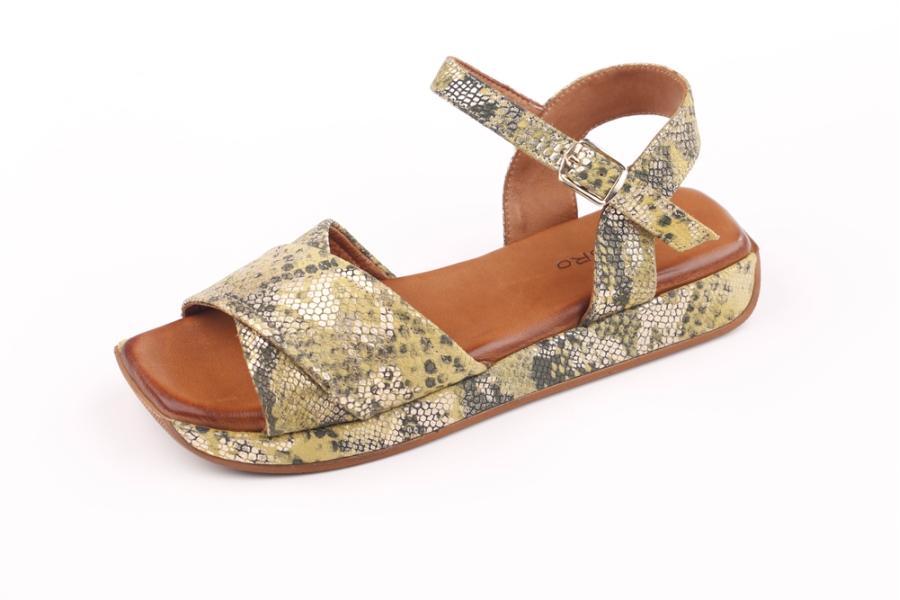 d.moro shoes Women Leather Sandals for summer: 203 Snake Light Green Leather (Wholesale)