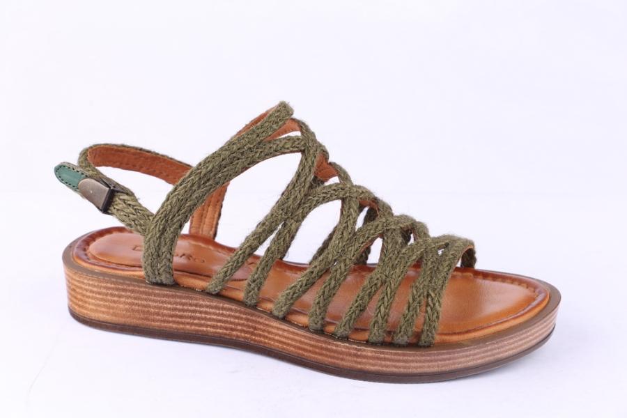 d.moro shoes Women Leather Sandals for summer: 2061-1010 Khaki Leather (Wholesale)