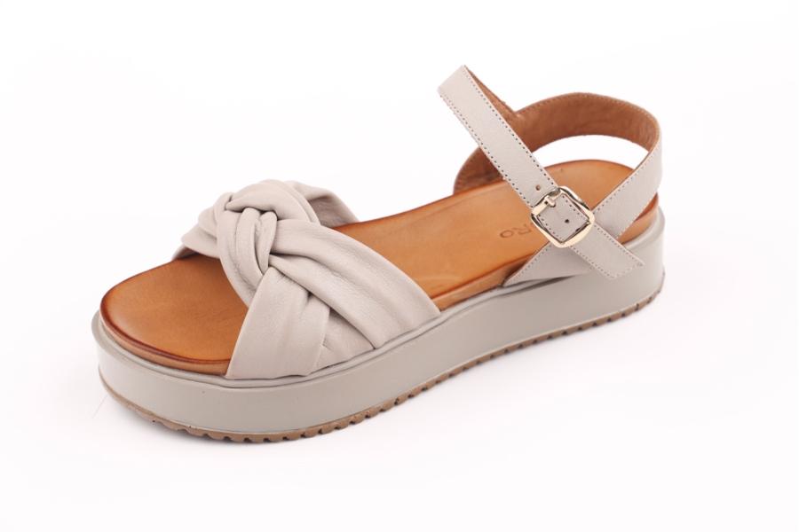 d.moro shoes Women Leather Sandals for summer: 211 Beige Leather (Wholesale)