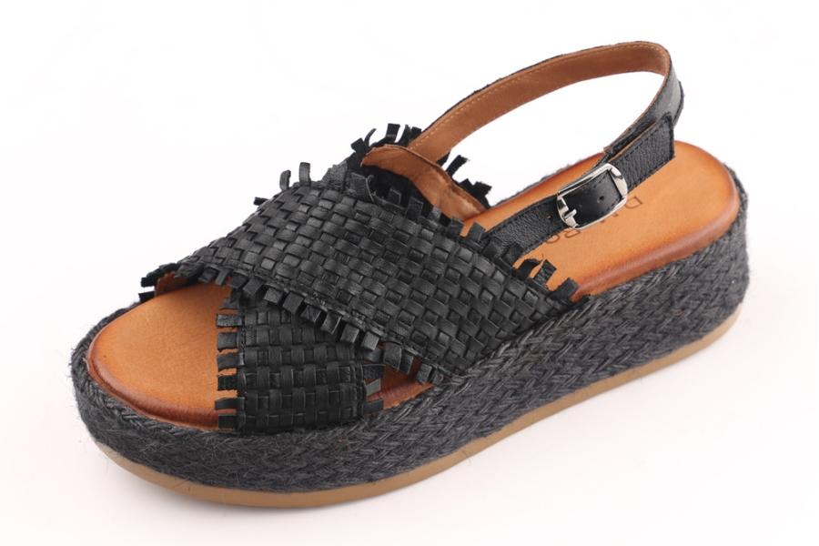 d.moro shoes Women Leather Sandals for summer: 212 Black Leather (Wholesale)