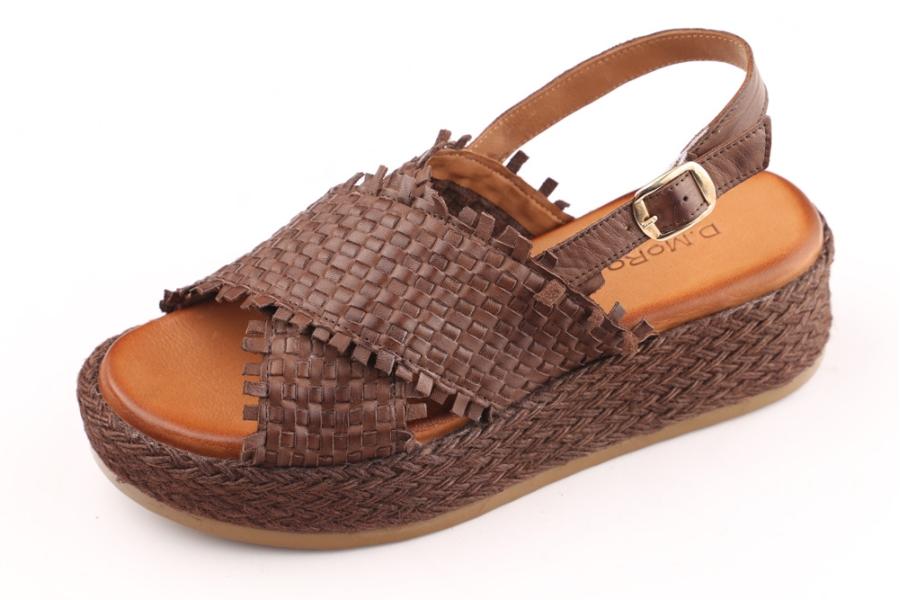 d.moro shoes Women Leather Sandals for summer: 212 Brown Leather (Wholesale)