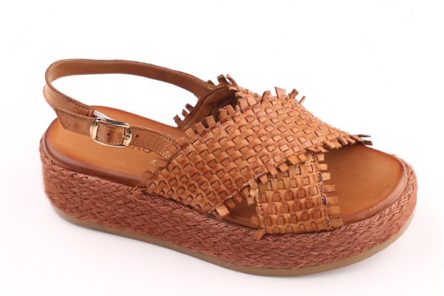 d.moro shoes Women Leather Sandals for summer: 212 Tan Leather (Wholesale)