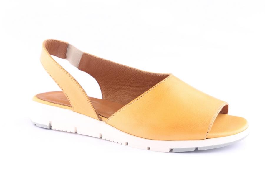 D.moro Shoes Women Leather Sandals For Summer: 21300 Yellow (Wholesale)
