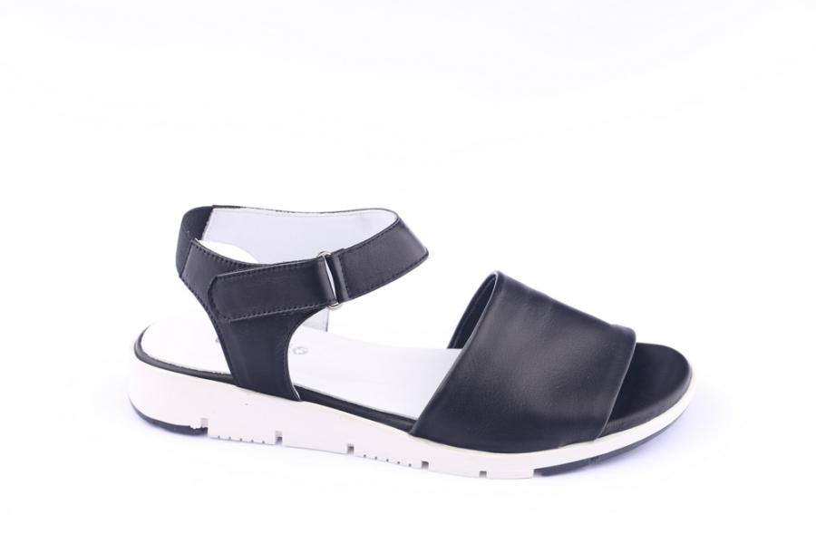 d.moro shoes Women Leather Sandals for summer: 21301 Black Leather (Wholesale)