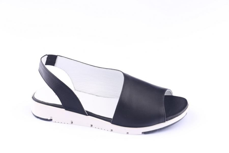 d.moro shoes Women Leather Sandals for summer: 21302 Black Leather (Wholesale)