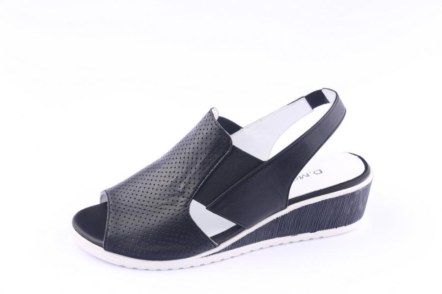 d.moro shoes Women Leather Sandals for summer: 21303 Black Leather (Wholesale)