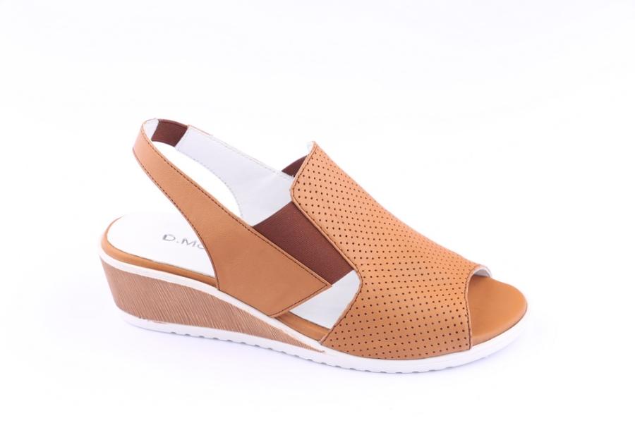 d.moro shoes Women Leather Sandals for summer: 21303 Tan Leather (Wholesale)