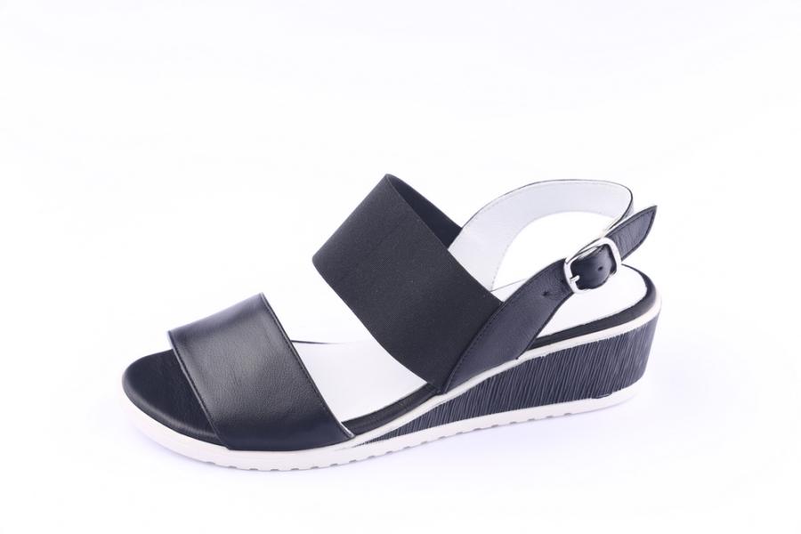 d.moro shoes Women Leather Sandals for summer: 21305 Black Leather (Wholesale)