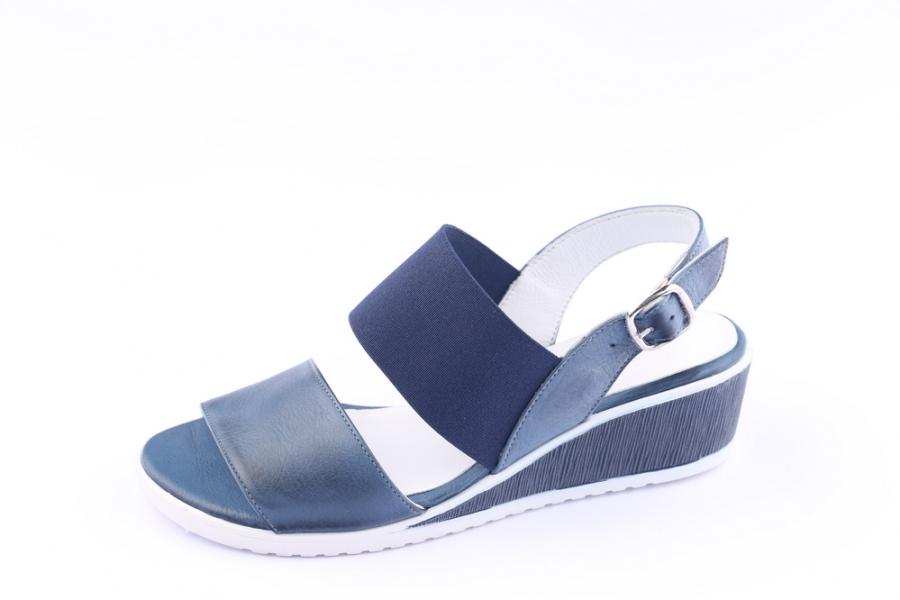 d.moro shoes Women Leather Sandals for summer: 21305 Blue Leather (Wholesale)