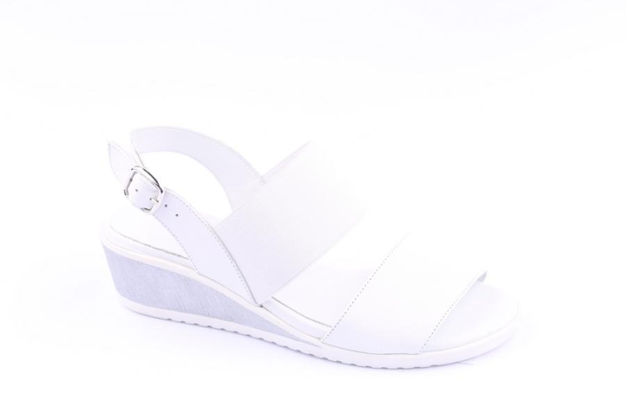 d.moro shoes Women Leather Sandals for summer: 21305 White Leather (Wholesale)