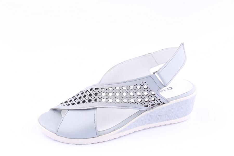 d.moro shoes Women Leather Sandals for summer: 21306 Light Blue Leather (Wholesale)