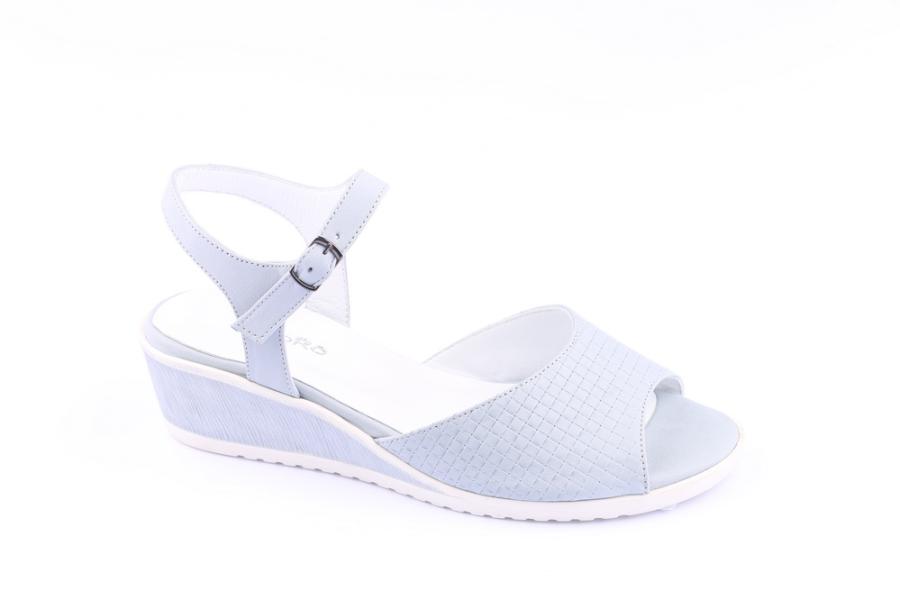 d.moro shoes Women Leather Sandals for summer: 21308 Light Blue Leather (Wholesale)