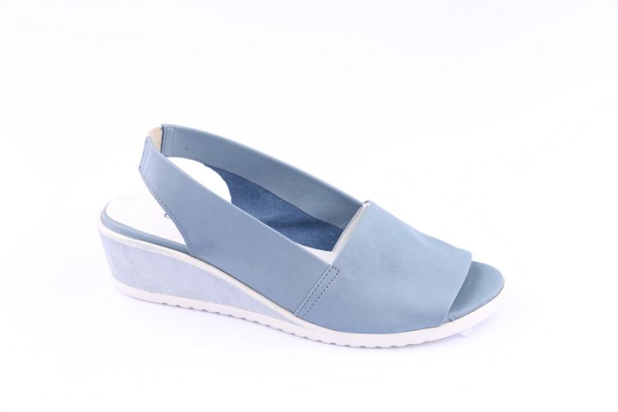 d.moro shoes Women Leather Sandals for summer: 21310 Blue Leather (Wholesale)