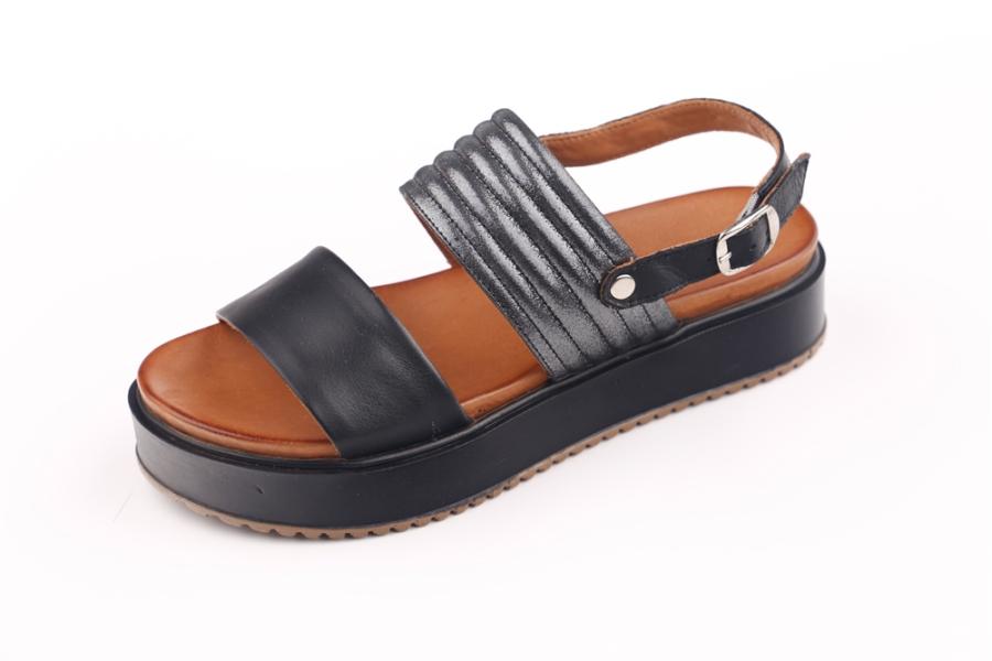 d.moro shoes Women Leather Sandals for summer: 215 Black Leather (Wholesale)