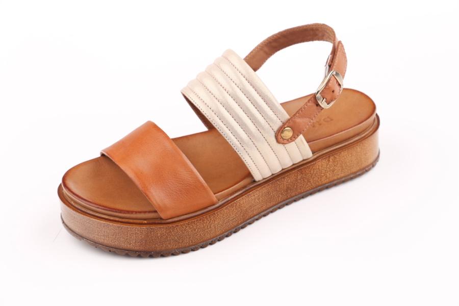 d.moro shoes Women Leather Sandals for summer: 215 Tan Gold Leather (Wholesale)