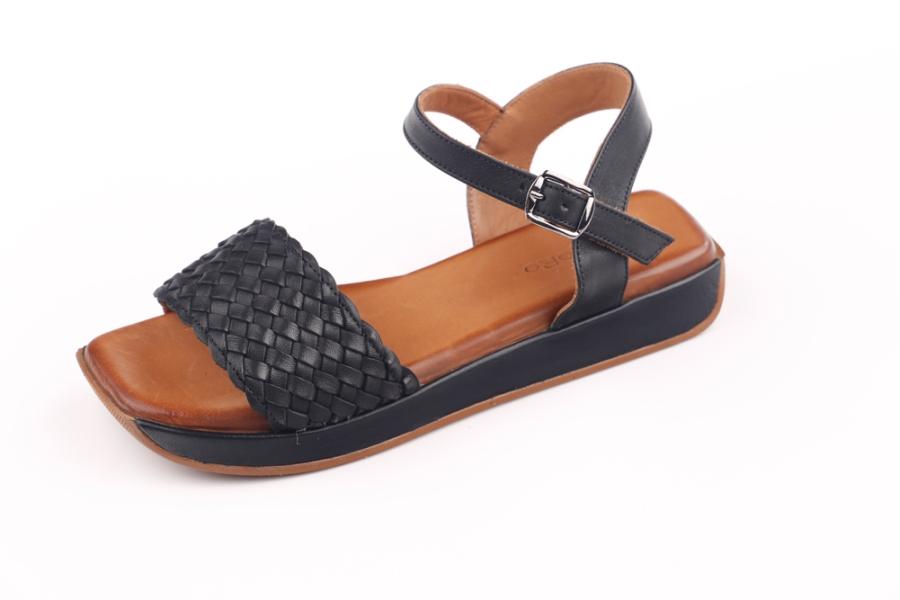 d.moro shoes Women Leather Sandals for summer: 221 Black Leather (Wholesale)