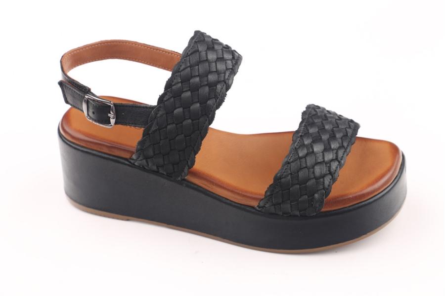 d.moro shoes Women Leather Sandals for summer: 222 Black Leather (Wholesale)