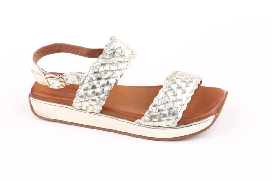 d.moro shoes Women Leather Sandals for summer: 222 Gold Leather (Wholesale)