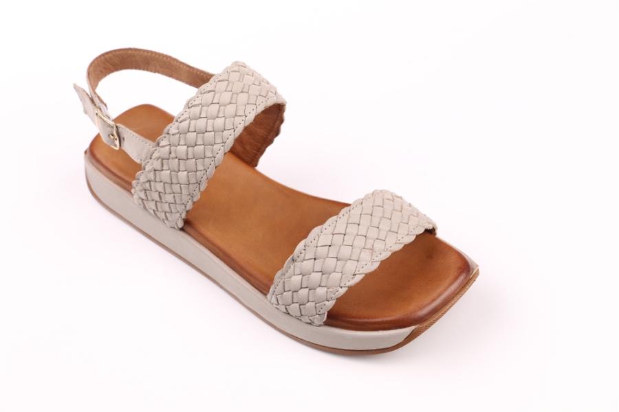 d.moro shoes Women Leather Sandals for summer: 222 Light Grey Leather (Wholesale)