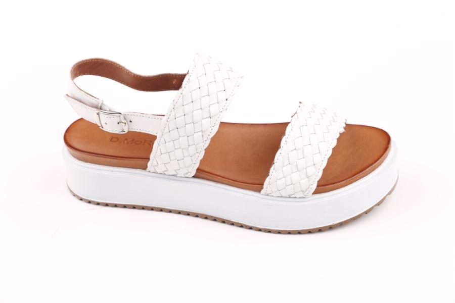 d.moro shoes Women Leather Sandals for summer: 222 White Leather (Wholesale)