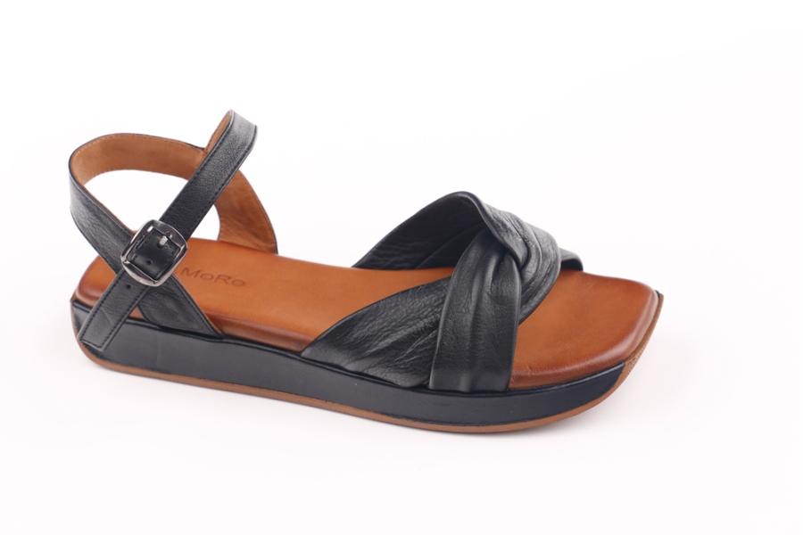 d.moro shoes Women Leather Sandals for summer: 223 Black Leather (Wholesale)