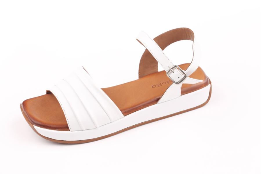 d.moro shoes Women Leather Sandals for summer: 224 White Leather (Wholesale)