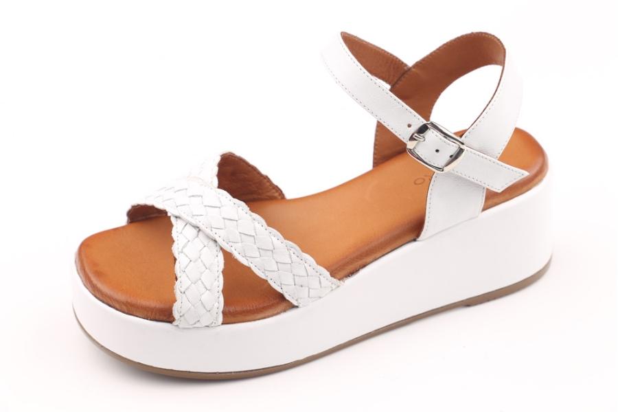 d.moro shoes Women Leather Sandals for summer: 226 White Leather (Wholesale)
