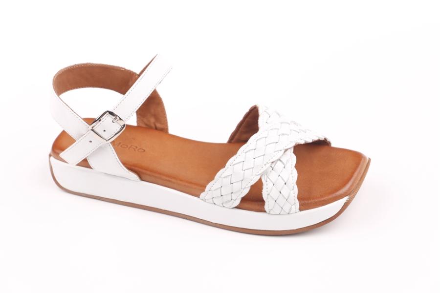 d.moro shoes Women Leather Sandals for summer: 226 White Leather (Wholesale)