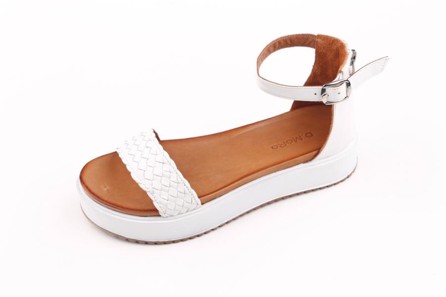 d.moro shoes Women Leather Sandals for summer: 228 White Leather (Wholesale)