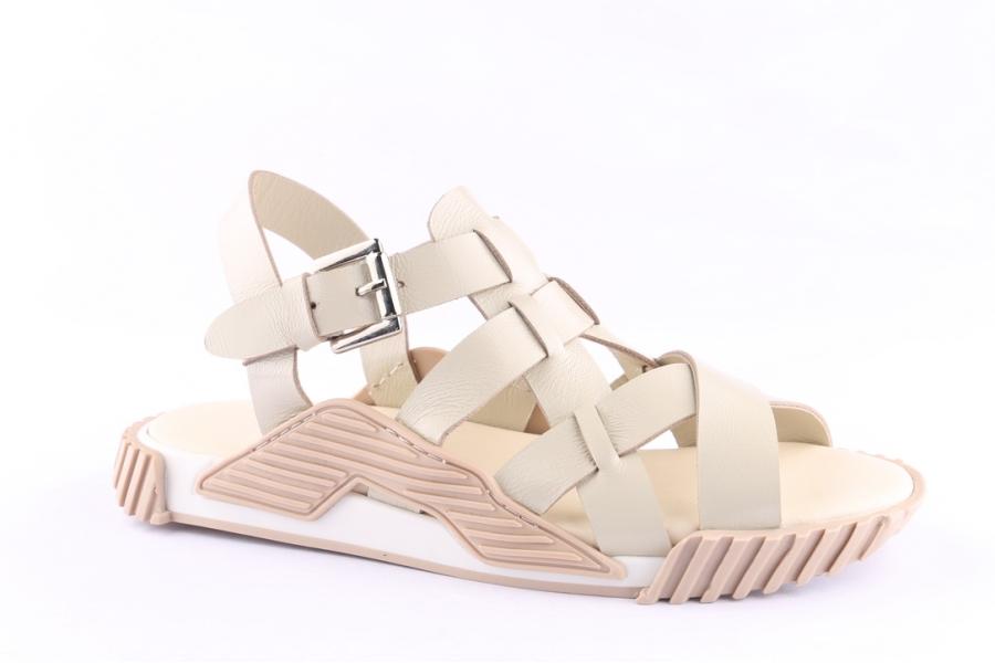 D.moro Shoes Women Leather Sandals For Summer: 23505 Beige (Wholesale)