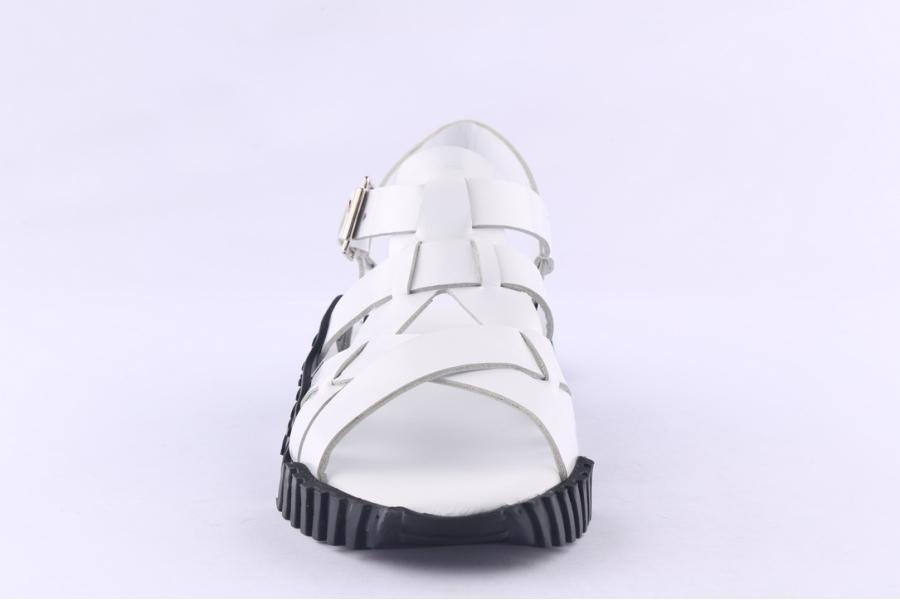 D.moro Shoes Women Leather Sandals For Summer: 23505 White (Wholesale)