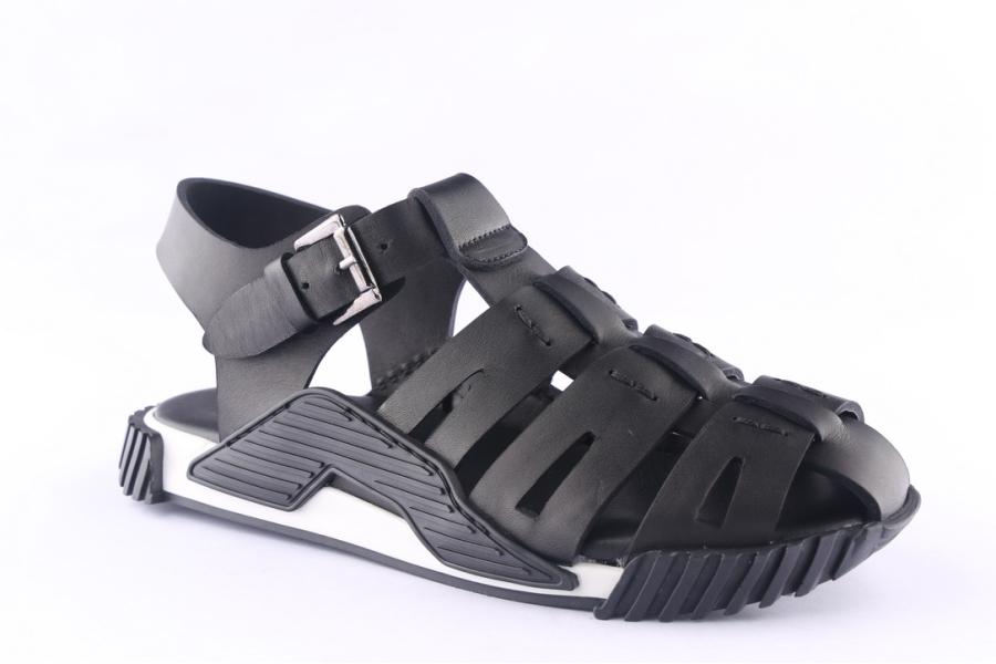 D.moro Shoes Women Leather Sandals For Summer: 23506 Black (Wholesale)