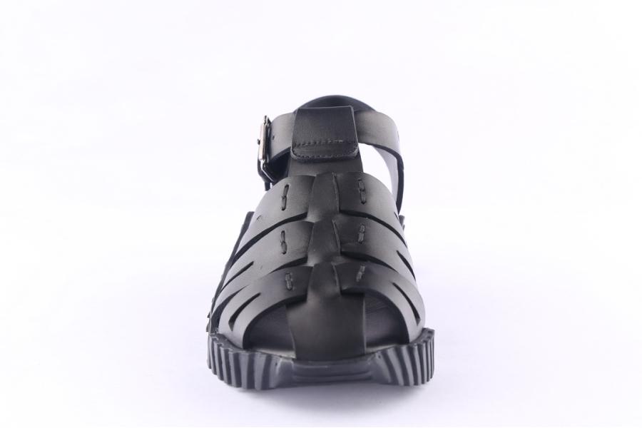 D.moro Shoes Women Leather Sandals For Summer: 23506 Black (Wholesale)