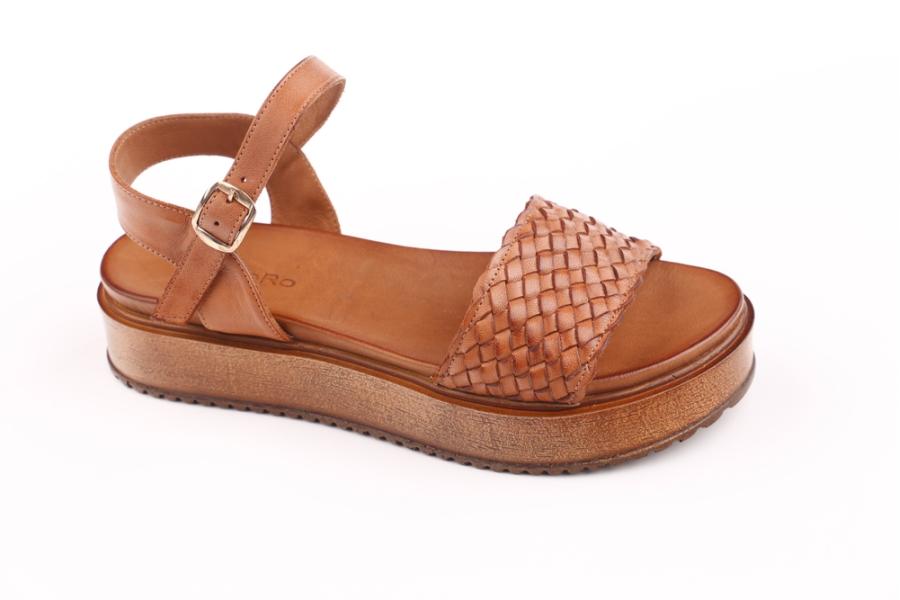 d.moro shoes Women Leather Sandals for summer: 252 Tan Leather (Wholesale)