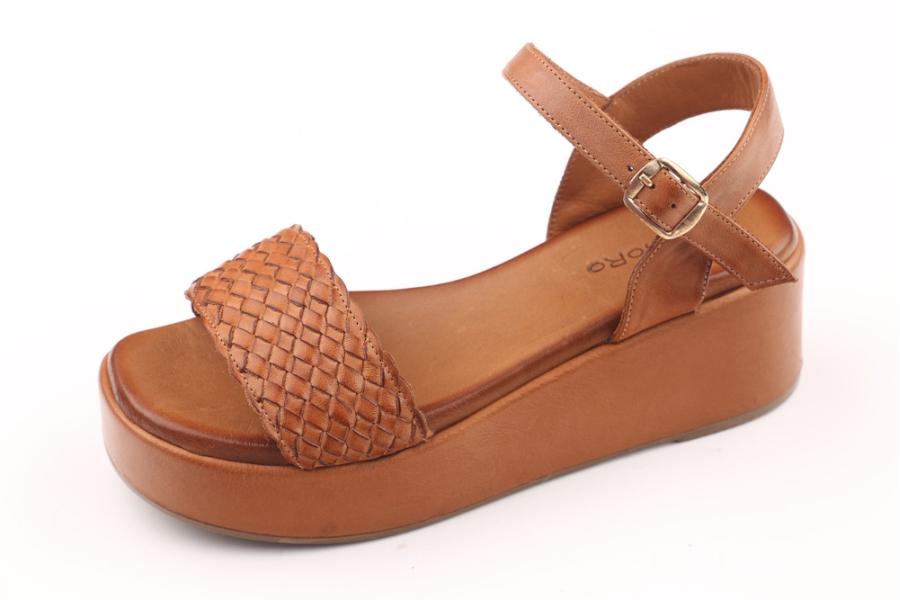 d.moro shoes Women Leather Sandals for summer: 252 Tan Leather (Wholesale)