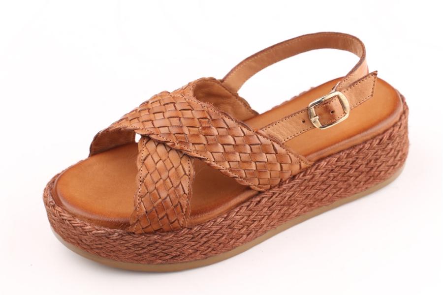 d.moro shoes Women Leather Sandals for summer: 254 Tan Leather (Wholesale)
