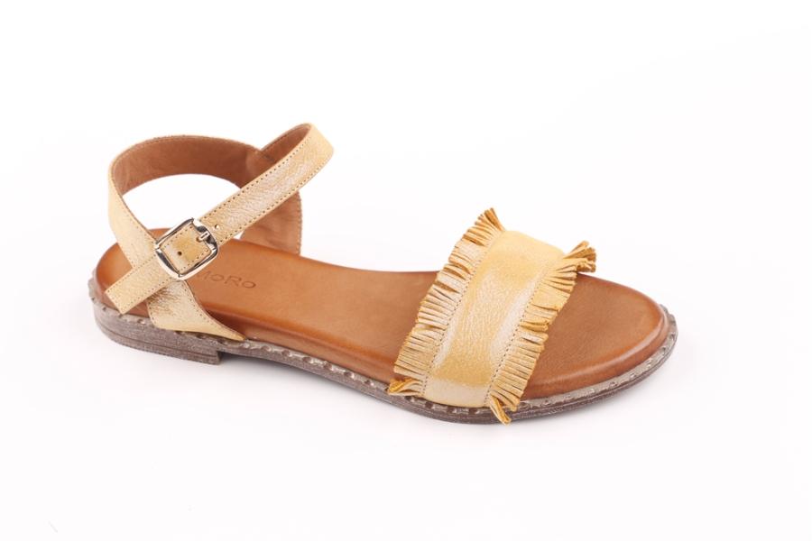 d.moro shoes Women Leather Sandals for summer: 261 Yellow Leather (Wholesale)
