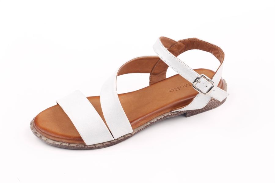 d.moro shoes Women Leather Sandals for summer: 262 White Leather (Wholesale)