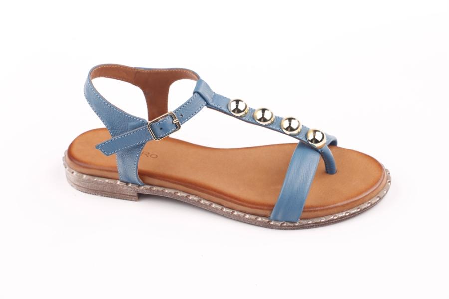 d.moro shoes Women Leather Sandals for summer: 263 Light Blue Leather (Wholesale)