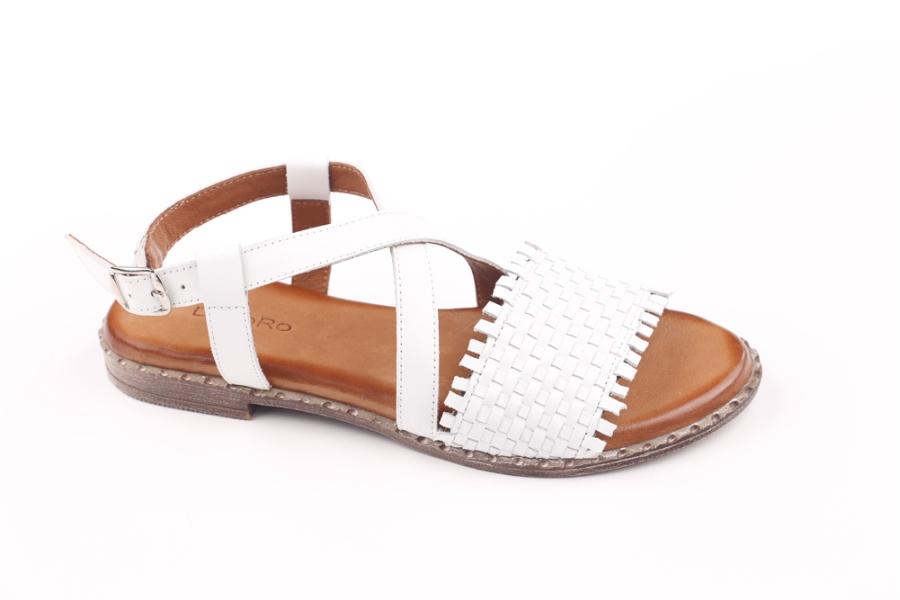 d.moro shoes Women Leather Sandals for summer: 264 White Leather (Wholesale)