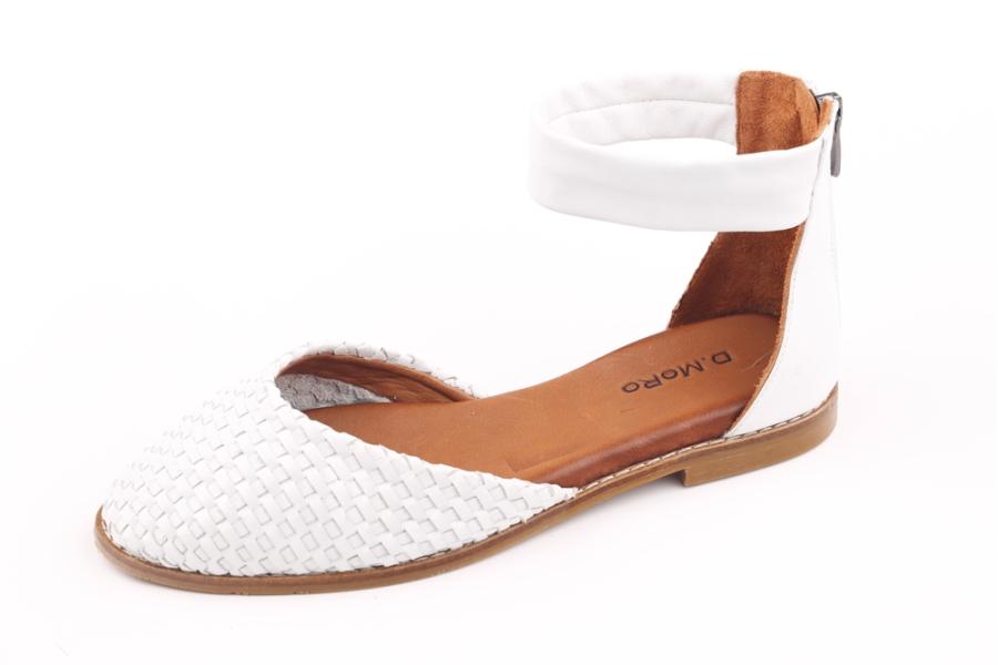 d.moro shoes Women Leather Sandals for summer: 300 White Leather (Wholesale)