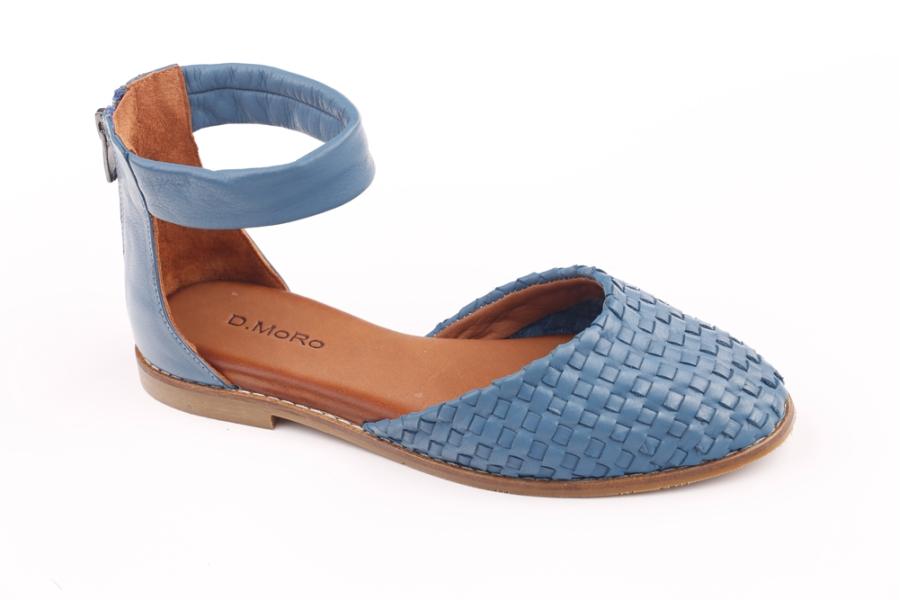 d.moro shoes Women Leather Sandals for summer: 310 Light Blue Leather (Wholesale)