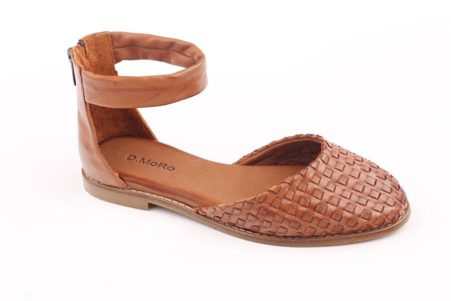 d.moro shoes Women Leather Sandals for summer: 310 Tan Leather (Wholesale)