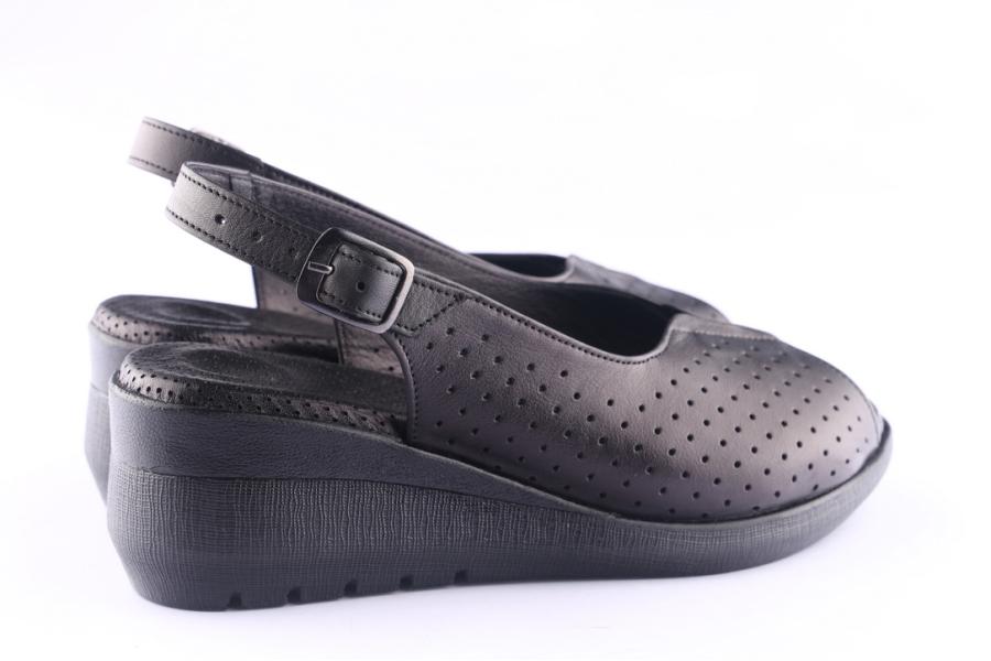 D.moro Shoes Women Leather Sandals For Summer: 42070 Black (Wholesale)