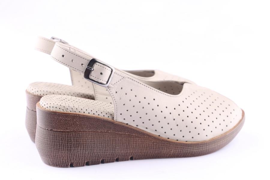 D.moro Shoes Women Leather Sandals For Summer: 42070 Silver Grey (Wholesale)