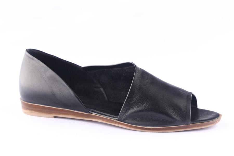 D.moro Shoes Women Leather Sandals For Summer: 442 Black (Wholesale)